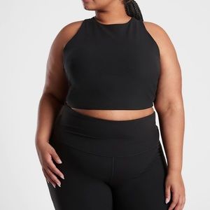 Black Athleta Conscious Crop D-DD+